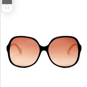 Diane Von Furstenberg black Sunglasses NIB